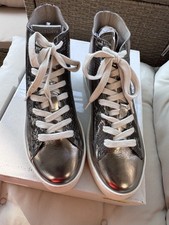 ALLSAINTS Tana Met Damen High Top Sneaker Sil...