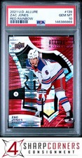 2021 UPPER DECK ALLURE RED RAINBOW #139 ZAC JONES RC POP 1 PSA 10