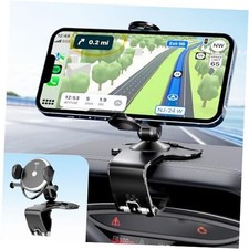 Dashboard Car Phone Holder, Universal 360 Rotation Dash Phone Mount for Black