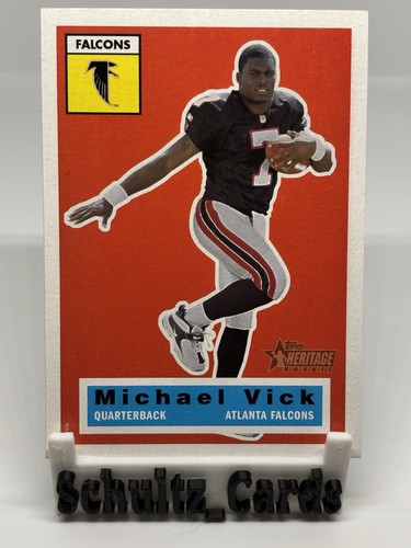 Michael Vick 2001 Topps Heritage Rookie Card, Clean HIGH GRADE NM-MT OR BETTER