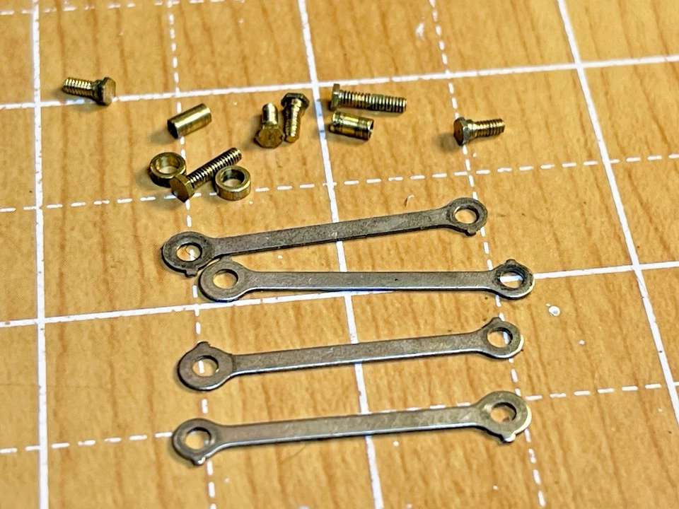 VALVE GEAR ASSEMBLY & RODS 4-6-2 Pacific Steam Locomotive MANTUA VINTAGE HO - Image 3 of 4