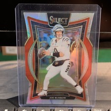 Panini Select 2024 Joe Burrow #39 Silver Prizm Die-Cut Bengals Concourse