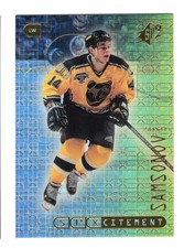 1999-00 SPx Sergei Samsonov SPxcitement Card X7 Boston Bruins