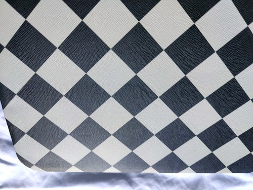 Housse pour ordinateur portable Burga motif diamant à damier - Line Art 14" blanc et noir - Photo 4/13