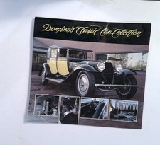 Vintage 1982 Domino's Classic Car Collection Automobilia Booklet