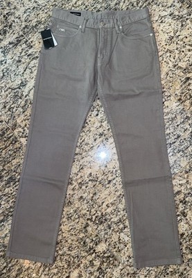 EMPORIO ARMANI $295 Men's Jeans Pants Sizes 32-40 KHAKI AUTHENTIC NEW Beige