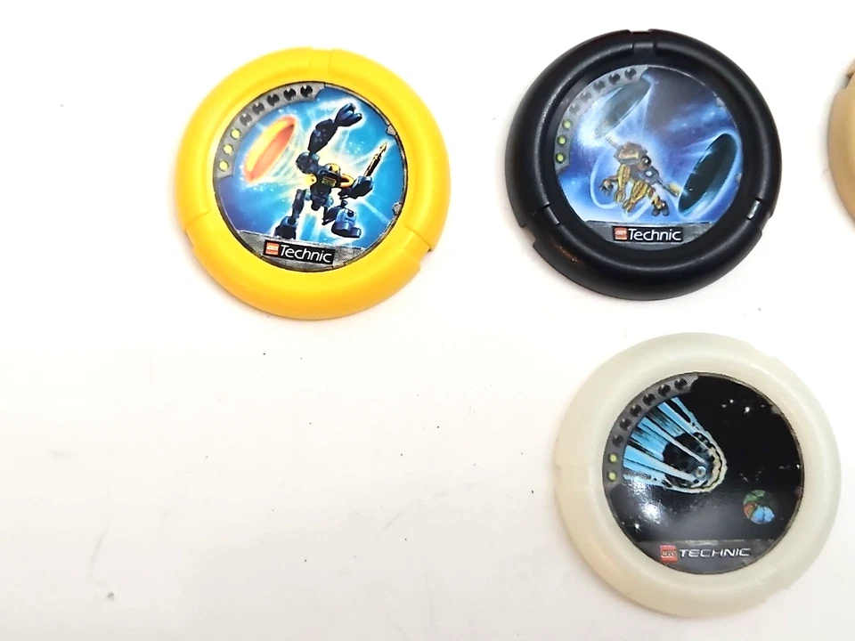 Lego Technic Throwbot Slizer Throwing Disc Lot - 14 Disks w/ Technic Logo - Image 4 of 4