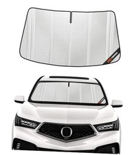Windshield Sun Shade for Acura MDX 2014 2014-2020 MDX Upgrade Shiny Silver