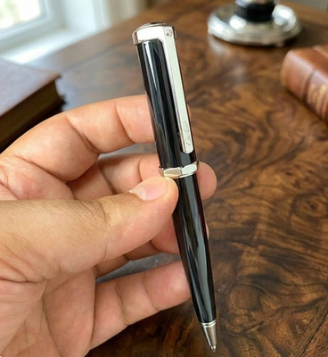 Luxury Cartier Metal Black & Silver Ballpoint Pen Writing Pen - New in Box 2026