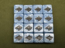 WARHAMMER 40K SPACE WOLF DICE X16 2026 RELEASE