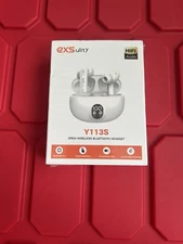 EXSUlity AI Language Translator, Earbuds fit for iOS & Android(White)