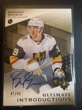 2024 Upper Deck Ultimate Collection - Ultimate Rookies Auto Brendan Brisson /49
