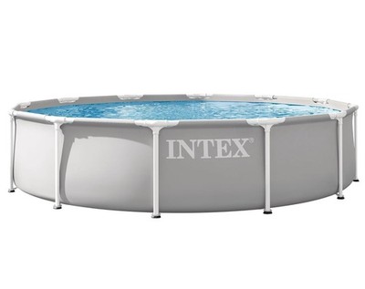 Intex 12ft X 30in Prism Frame Above Ground Swimming Pool Pump Not Included