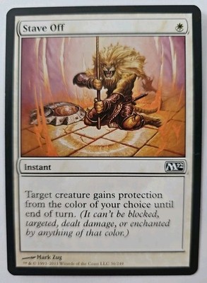 MTG Magic The Gathering Card Stave Off Instant White M12