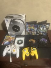 Nintendo GameCube Platinum Console cib Bundle 5 Games 3 Controllers original box