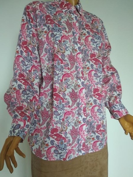 Women Walbusch Shirt White Cotton 42 / XL / 50