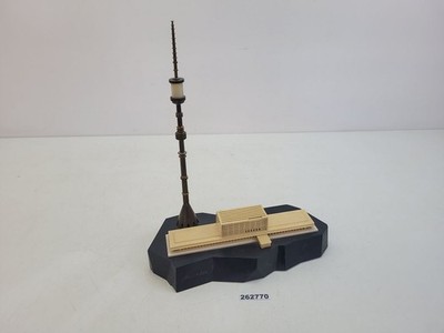 Souvenir Ostankino Radio Turm Tower Moskau 1960er Metall Kunststoff 33cm #262770