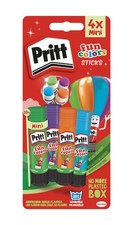 Pritt Rainbow Coloured Glue Sticks, Safe & Child-Friendly Craft Glue for Arts uk