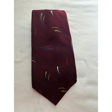 Robert Talbott Best of Class Burgundy Abstract Silk Tie Handsewn Made in USA