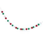  Bunte Kugelgirlande, Dekoration, Geburtstagsfeier, hängender Plüschball,