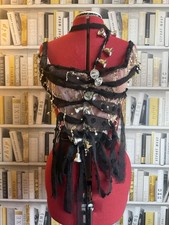 Women's Crop Top Backless Detail Size 10 Unique Festival Wear