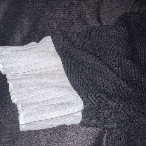 Maglione donna taglia XL manica corta di Vila Milano bianco e nero - Foto 2 di 4