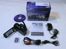 Samsung HMX-H200BN Full HD Camcorder, 20x Optical Zoom, Case, Accessories-Tested