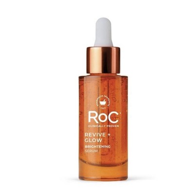 RoC Revive + Glow Brightening Serum with Vitamin C, Paraben-Free, 1.0 fl oz