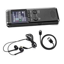 32GB Digital Voice Recorder Playback Device Lectures Activated Audio Recorders