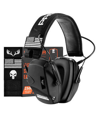 PROHEAR Electronic Ear Protection for Shooting with 4X Sound Amplification, Gun 