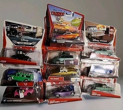 New IN BOX SET 9 Disney's Pixar Cars Diecast  Radiator,  Rust Eze, 
