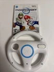 Mario Kart Wii Game with OEM Steering Wheel Tested Working Nintendo Wii