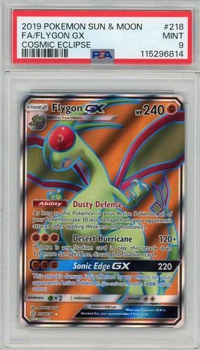 Flygon-GX graded PSA 9 for sale on eBay
