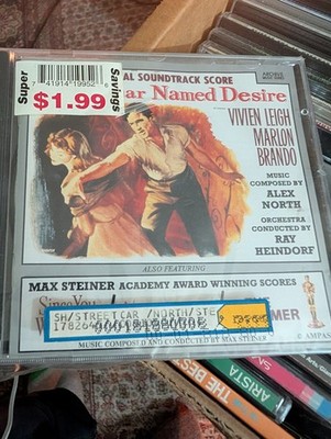 A STREETCAR NAMED DESIRE (Max Steiner) OOP 1992 CNR Score Soundtrack OST CD NM