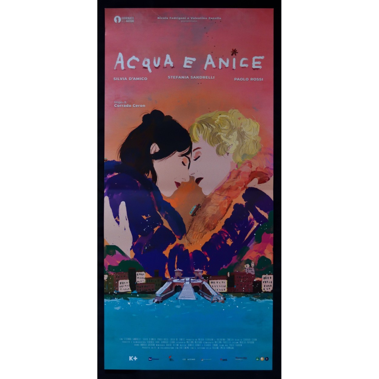 Locandina originale film Acqua e Anice (2022) - Regia di Corrado Ceron