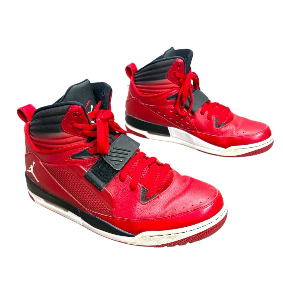 Nike Jordan Flight 97 Hombres Zapatos de Gimnasio Rojo 2014 654265-601 Tenis Talla 13 Foto 2 de 4