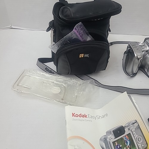 Kodak EasyShare Z612 Digital Camera Silver W/ Bag Manual Battery Charger Tested - Picture 6 of 10