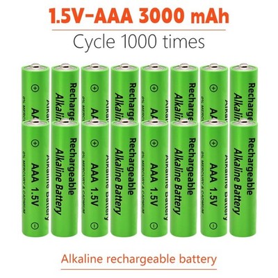 16Pcs 1.5V 3000mAh AAA Batteries LED Light Battery Alkaline Battery