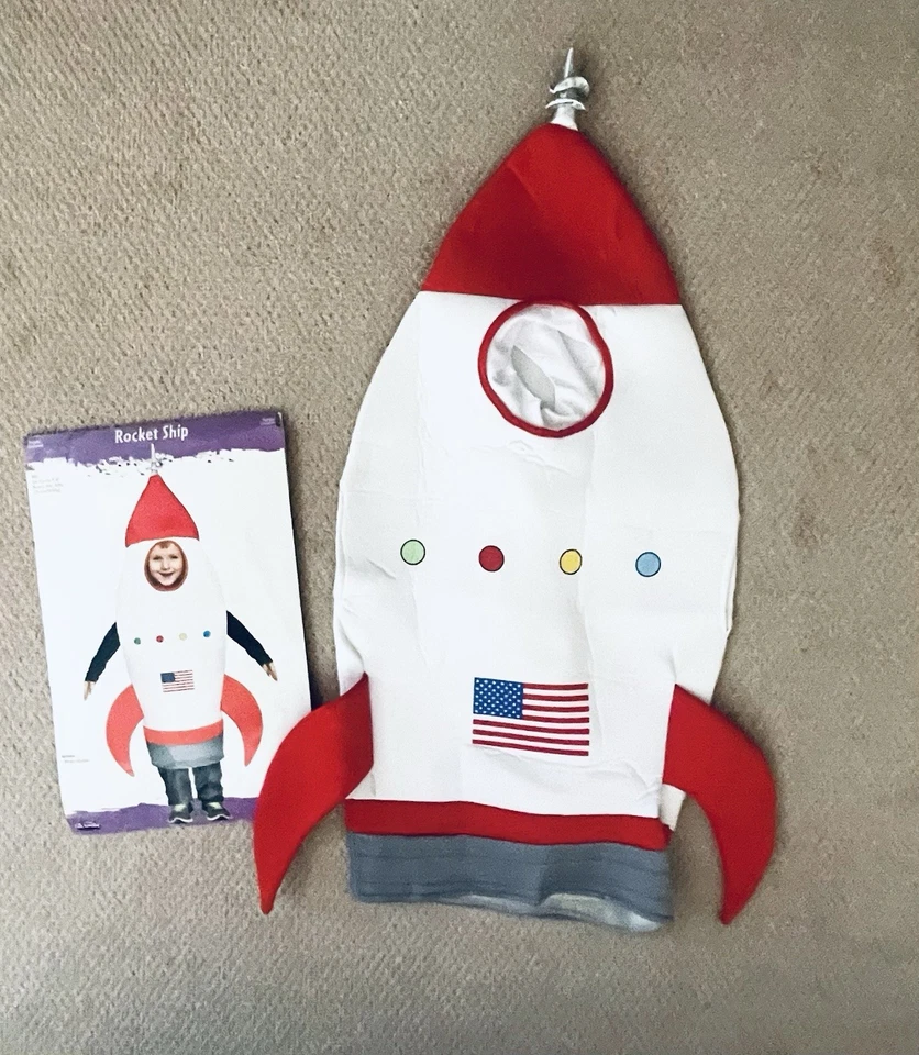 Fun World Toddler Rocket Ship Unisex 3D Halloween Costume, Toddler 3T-4T New NIP - Image 2 of 4