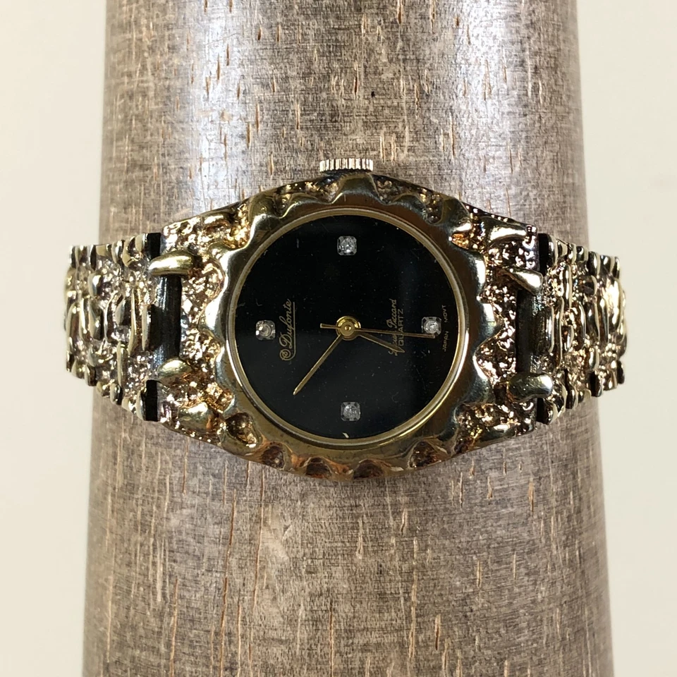 Reloj Defonte by Lucien Piccard Mujer Vestido Tono Dorado Pepita Cuarzo 25m 6 1/4" Foto 2 de 4