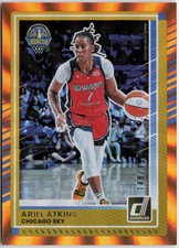2025 Donruss WNBA #74 Ariel Atkins Orange Laser #/199