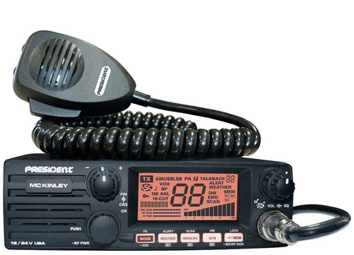 RADIO CB PRESIDENT MCKINLEY EE. UU. SSB 12/24 V - Imagen 1 de 3