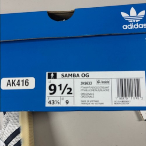 Adidas Samba OG Gr. 9,5 Neu Mit Karton - Bild 6 von 7