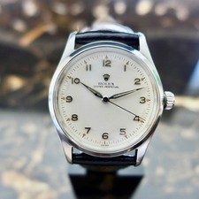 A STUNNING VINTAGE 1957 ROLEX OYSTER PERPETUAL 34mm Ref. 6532 IN STAINLESS STEEL