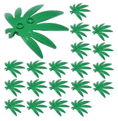  NEW LEGO 20x GREEN 6 X 5 Swordleaf Leaves Plant Greenery Tree forest City