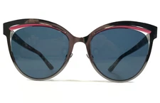 Christian Dior Sunglasses 1SQ KU Shiny Silver Gray Tortoise Limited Edition