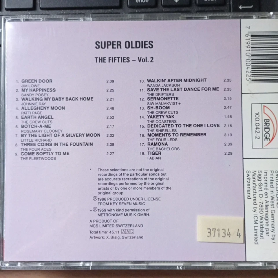 Super Oldies The Fifties -Vol 2 - Bild 2 von 2