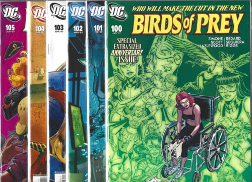 BIRDS OF PREY LOT OF 7 - #100 #101 #102 #103 #104 #105 #106 (NM-) DC COMICS - Picture 1 of 2