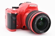   PENTAX K-x 12.4MP Digital SLR Camera Red w/ AL 18-55mm Lens from JAPAN