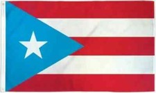 Light Blue Flag of Puerto Rico 3x5 ft Puerto Rican PR State